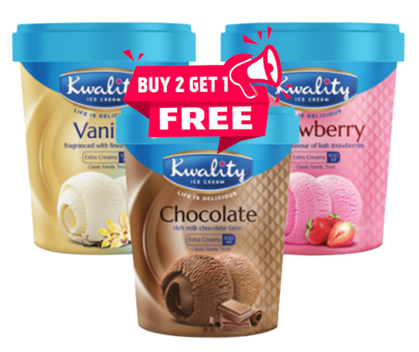 Kwality Ice Cream 2x500ml